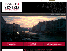 Tablet Screenshot of essereavenezia.com